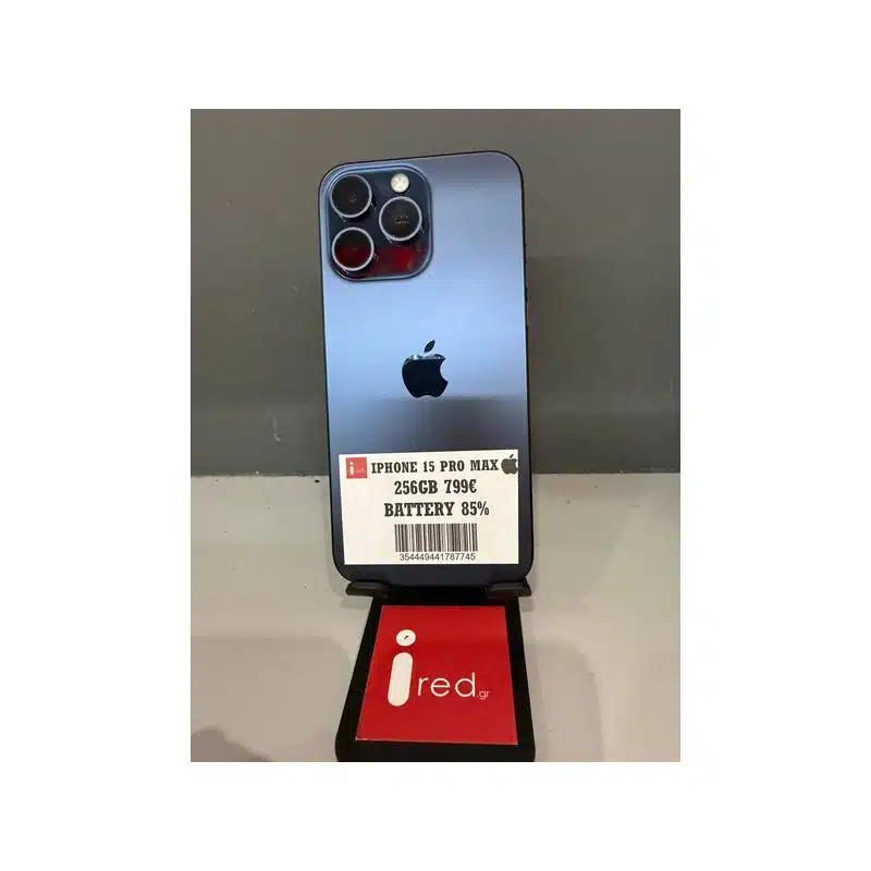 IPHONE 15-PRO-MAX 256GB BLUE ΜΕΤΑΧΕΙΡΙΣΜΕΝΟ