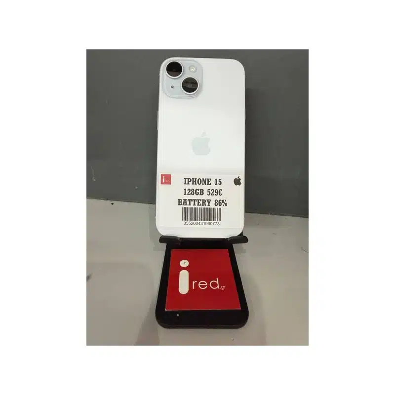 IPHONE 15 128GB BLUE ΜΕΤΑΧΕΙΡΙΣΜΕΝΟ