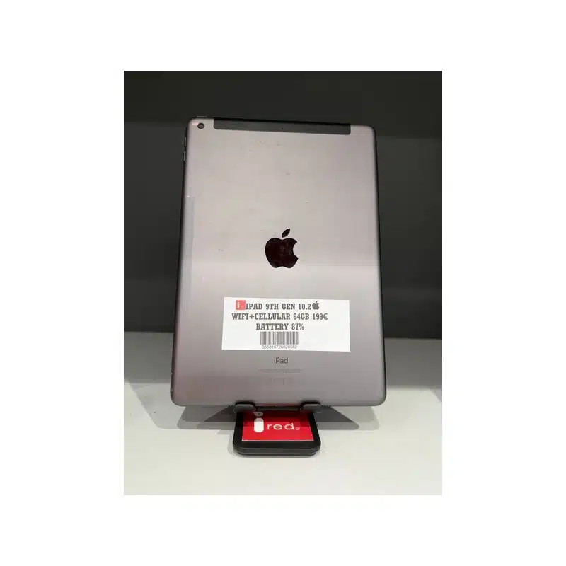 IPAD 9TH GEN 10.2 WIFI+CELLULAR 64GB SPACE GRAY USED