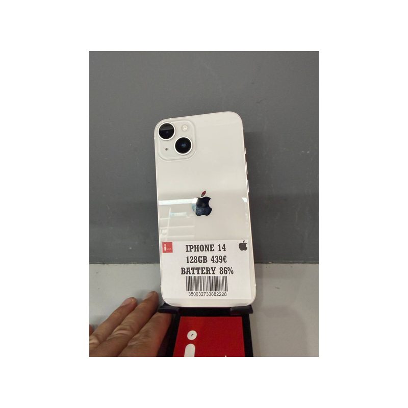 IPHONE 14 128GB WHITE ΜΕΤΑΧΕΙΡΙΣΜΕΝΟ