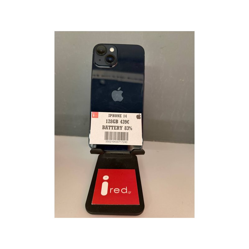 IPHONE 14 128GB BLACK ΜΕΤΑΧΕΙΡΙΣΜΕΝΟ