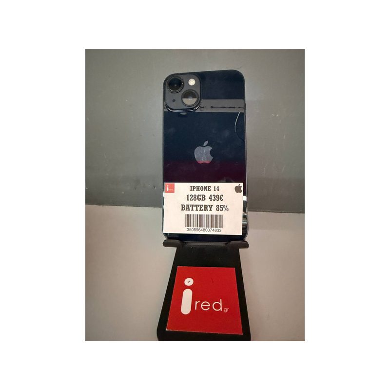 IPHONE 14 128GB BLACK ΜΕΤΑΧΕΙΡΙΣΜΕΝΟ