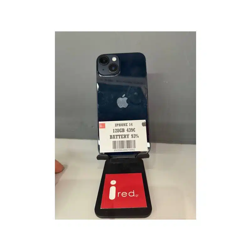 IPHONE 14 128GB BLACK ΜΕΤΑΧΕΙΡΙΣΜΕΝΟ