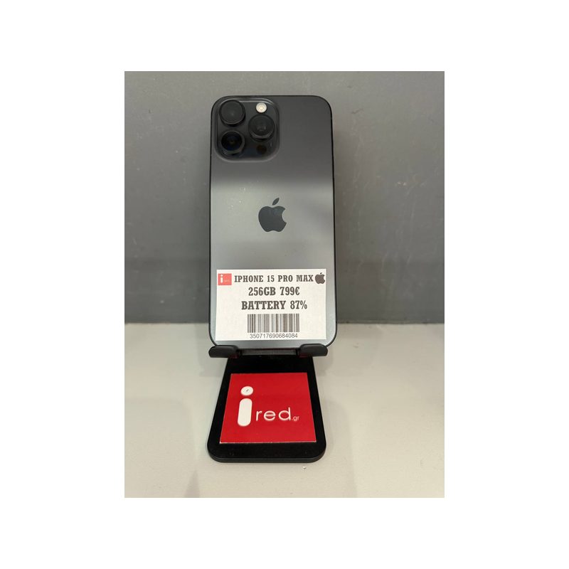 IPHONE 15-PRO-MAX 256GB BLACK TITANIUM USED