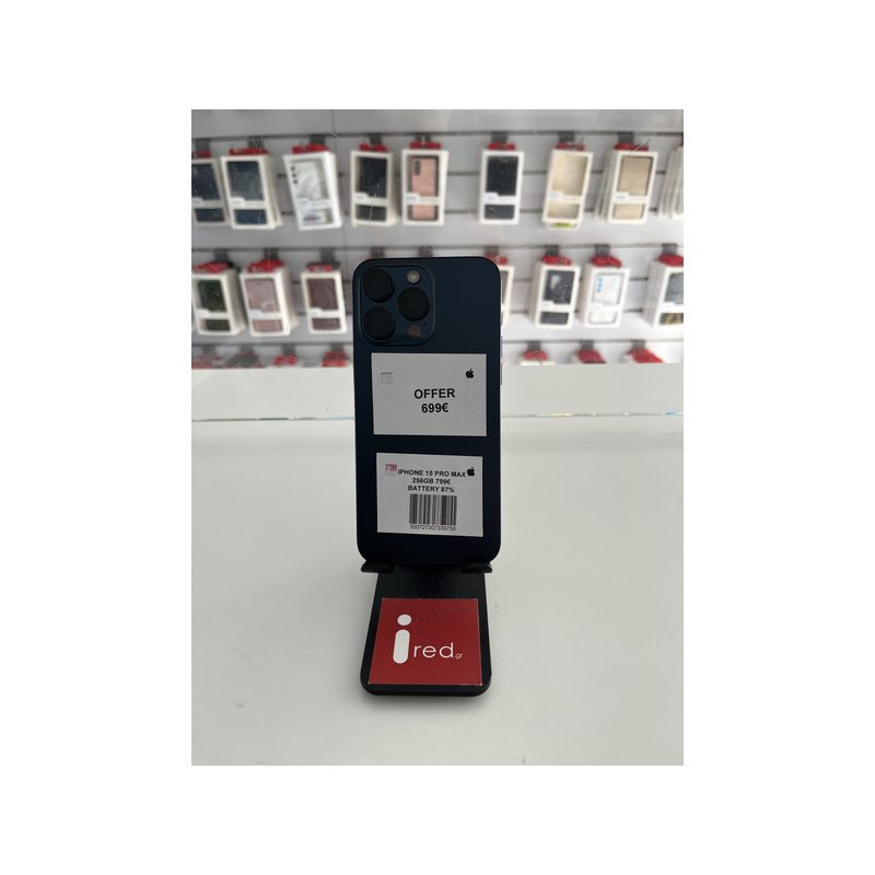 IPHONE 15-PRO-MAX 256GB BLUE ΜΕΤΑΧΕΙΡΙΣΜΕΝΟ