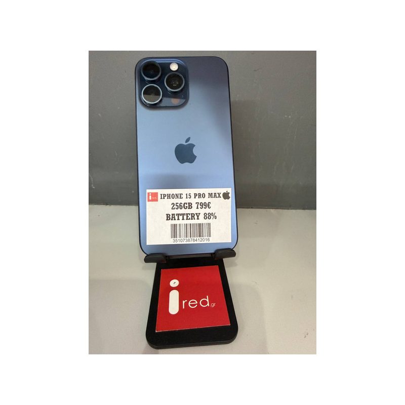 IPHONE 15-PRO-MAX 256GB BLUE ΜΕΤΑΧΕΙΡΙΣΜΕΝΟ