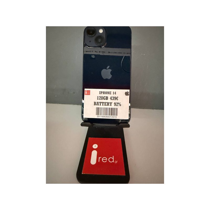 IPHONE 14 128GB BLACK ΜΕΤΑΧΕΙΡΙΣΜΕΝΟ