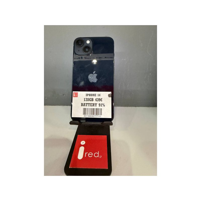 IPHONE 14 128GB BLACK ΜΕΤΑΧΕΙΡΙΣΜΕΝΟ