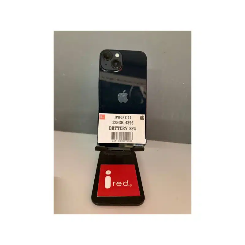 IPHONE 14 128GB BLACK ΜΕΤΑΧΕΙΡΙΣΜΕΝΟ