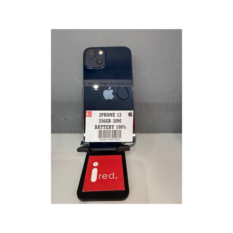 IPHONE 13 256GB BLACK ΜΕΤΑΧΕΙΡΙΣΜΕΝΟ