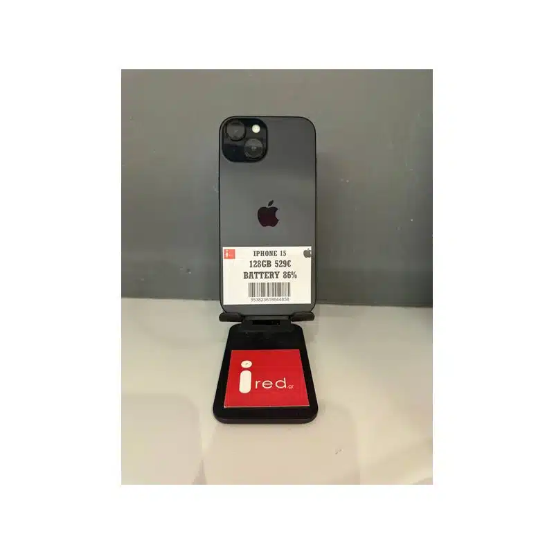 IPHONE 15 128GB BLACK ΜΕΤΑΧΕΙΡΙΣΜΕΝΟ