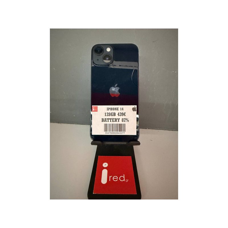 IPHONE 14 128GB BLACK ΜΕΤΑΧΕΙΡΙΣΜΕΝΟ
