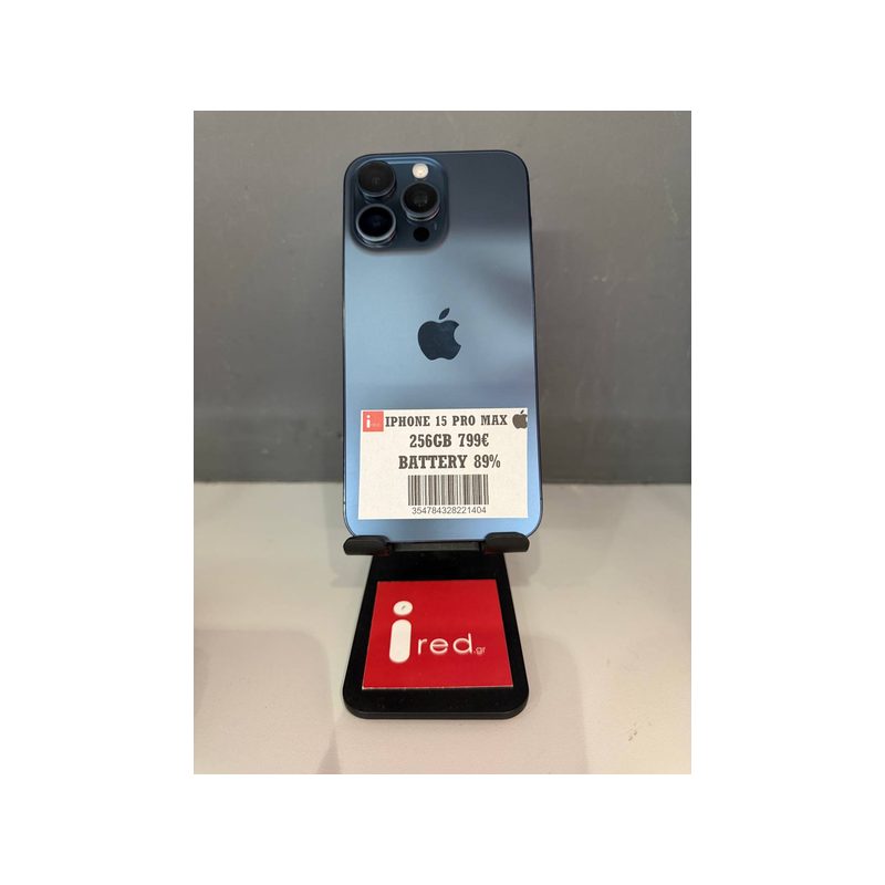 IPHONE 15-PRO-MAX 256GB BLUE ΜΕΤΑΧΕΙΡΙΣΜΕΝΟ