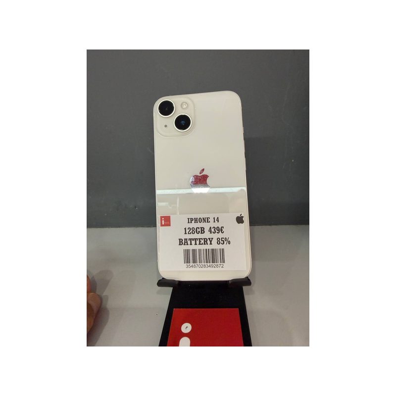 IPHONE 14 128GB WHITE ΜΕΤΑΧΕΙΡΙΣΜΕΝΟ
