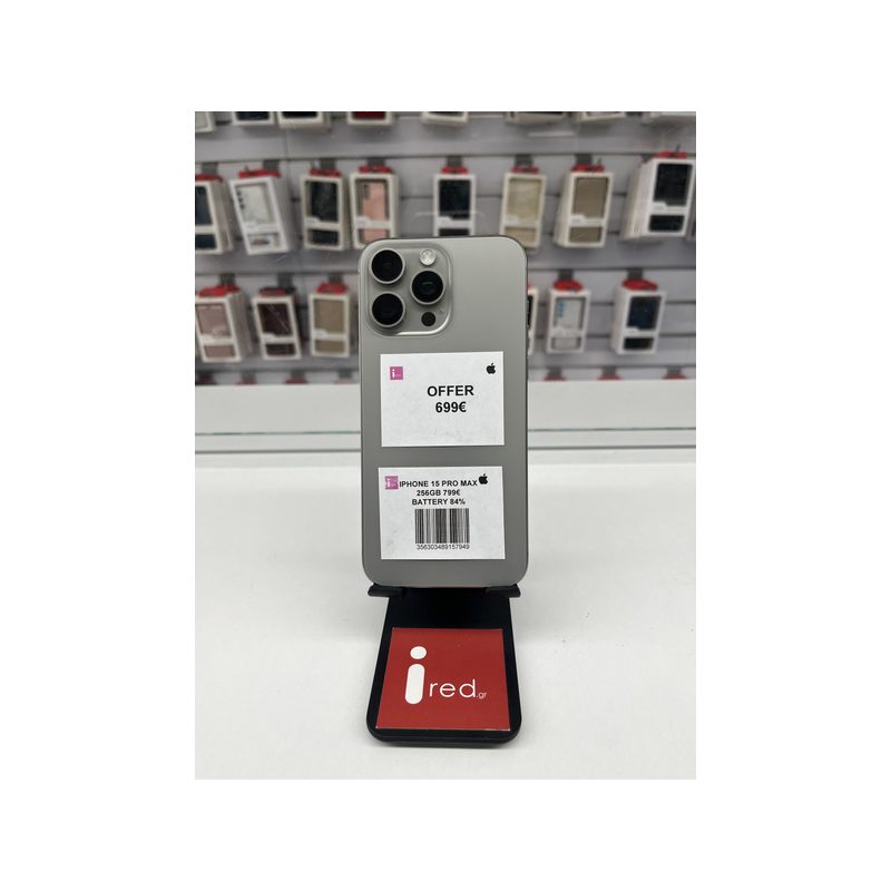 IPHONE 15-PRO-MAX 256GB ΜΕΤΑΧΕΙΡΙΣΜΕΝΟ ΑΣΗΜΙ
