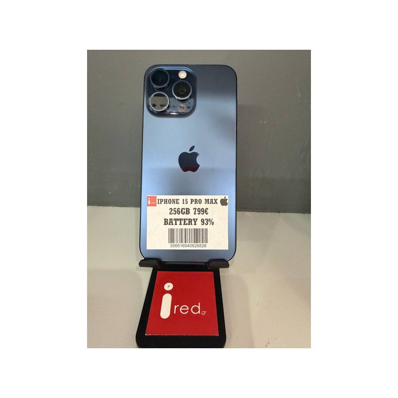 IPHONE 15-PRO-MAX 256GB BLUE ΜΕΤΑΧΕΙΡΙΣΜΕΝΟ