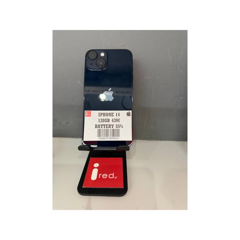 IPHONE 14 128GB BLACK ΜΕΤΑΧΕΙΡΙΣΜΕΝΟ