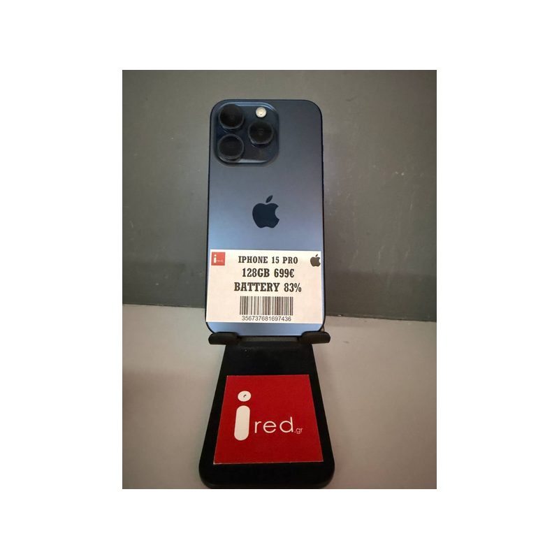 IPHONE 15-PRO 128GB BLUE ΜΕΤΑΧΕΙΡΙΣΜΕΝΟ