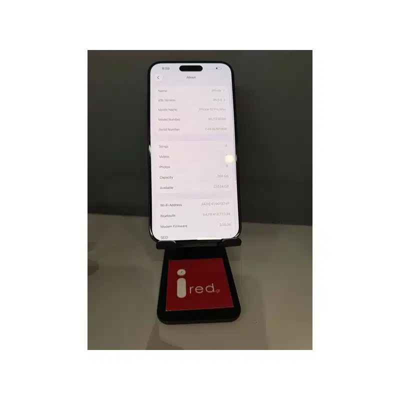 IPHONE 15-PRO-MAX 256GB BLACK ΜΕΤΑΧΕΙΡΙΣΜΕΝΟ