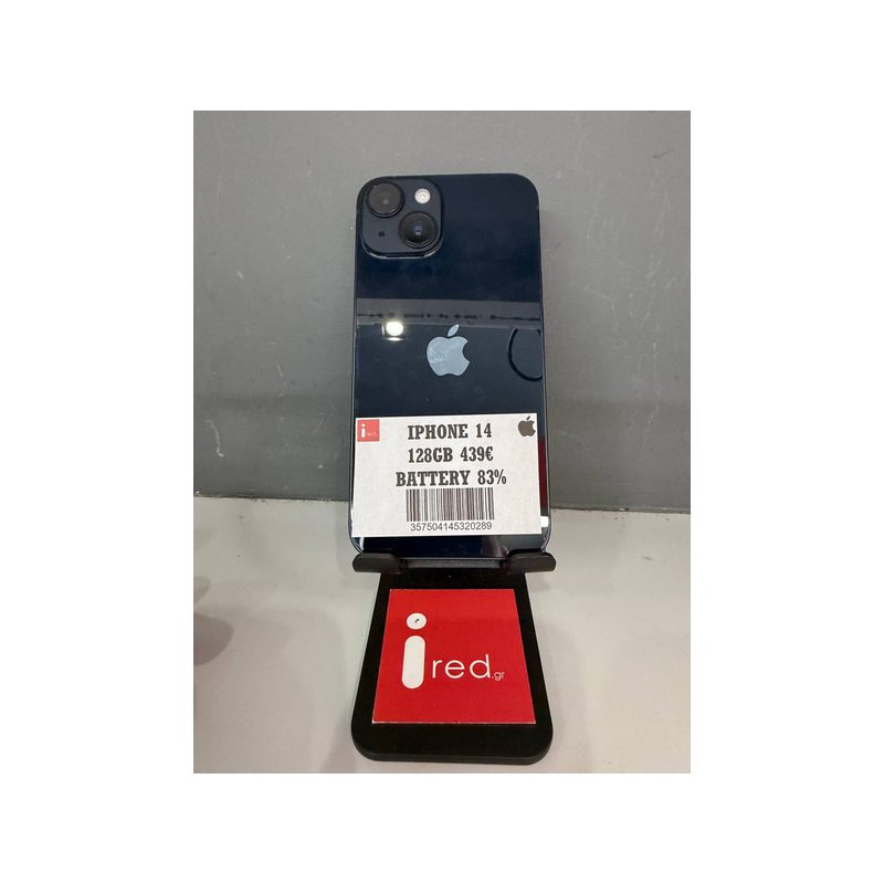IPHONE 14 128GB BLACK ΜΕΤΑΧΕΙΡΙΣΜΕΝΟ