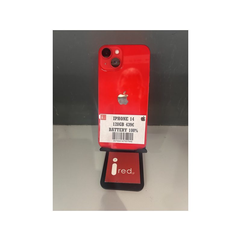 IPHONE 14 128GB RED ΜΕΤΑΧΕΙΡΙΣΜΕΝΟ