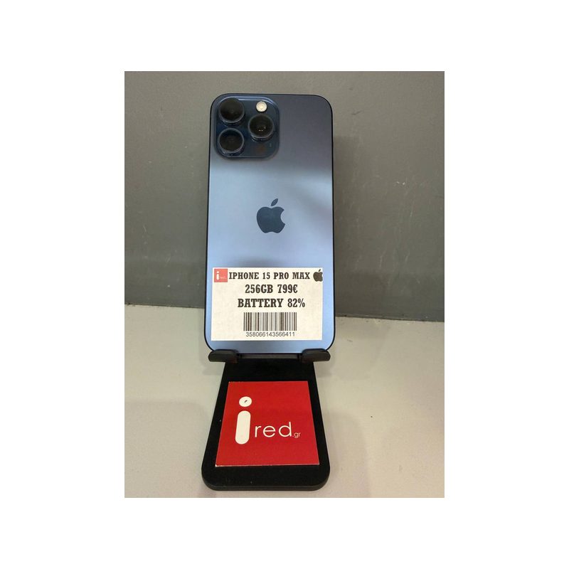 IPHONE 15-PRO-MAX 256GB BLUE ΜΕΤΑΧΕΙΡΙΣΜΕΝΟ