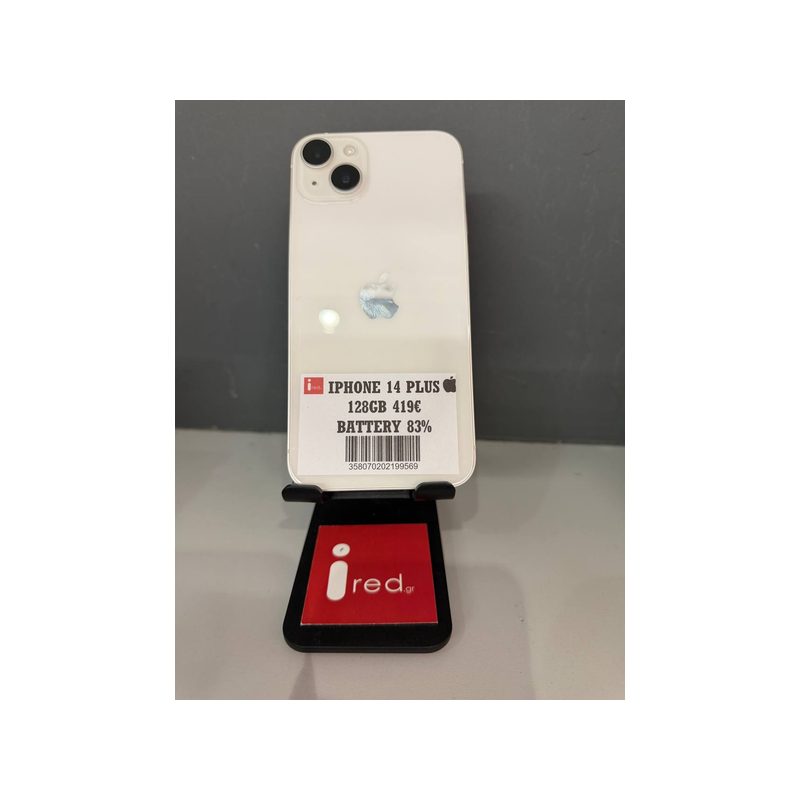 IPHONE 14 PLUS 128GB WHITE ΜΕΤΑΧΕΙΡΙΣΜΕΝΟ