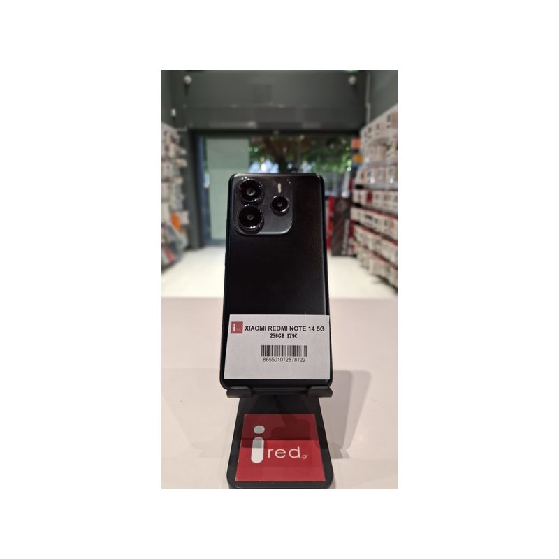 XIAOMI REDMI NOTE 14 5G 256GB TITAN BLACK ΜΕΤΑΧΕΙΡΙΣΜΕΝΟ