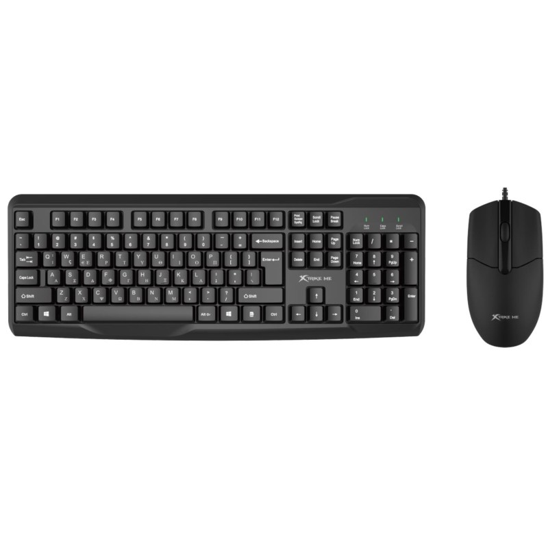 XTRIKE - ME OFFICE MK - 207 WIRED MOUSE & KEYBOARD SET