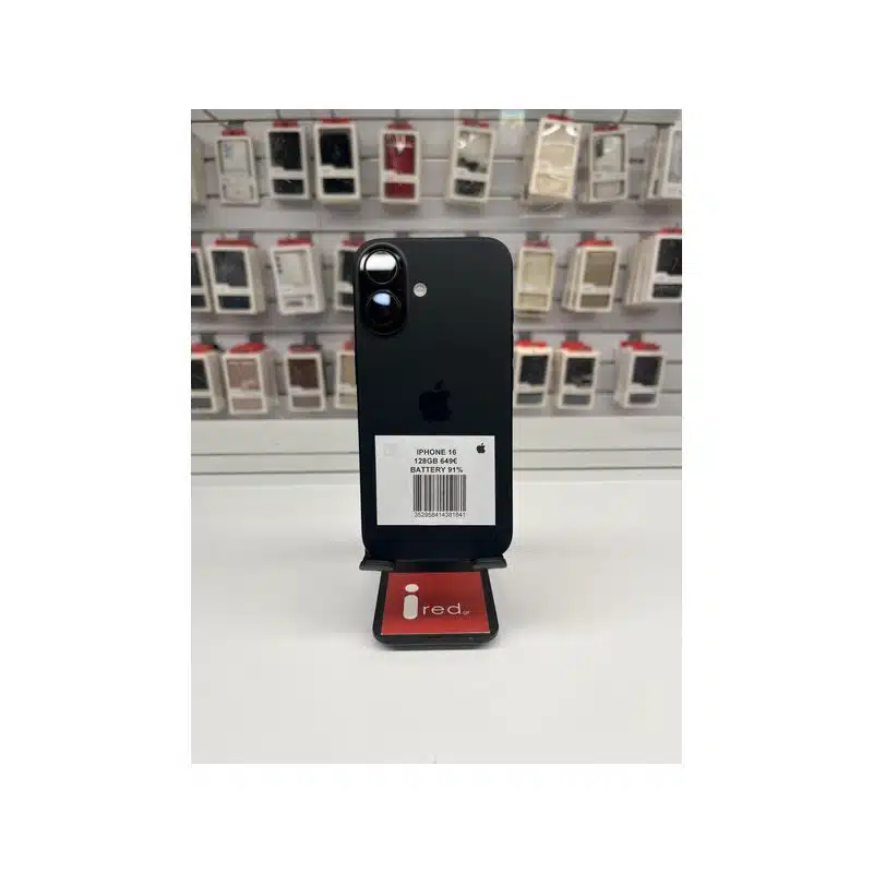 IPHONE 16 128GB BLACK ΜΕΤΑΧΕΙΡΙΣΜΕΝΟ