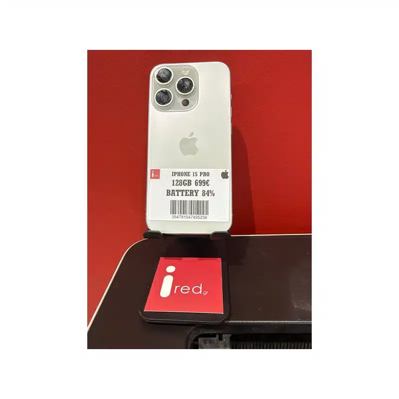 IPHONE 15-PRO 128GB WHITE ΜΕΤΑΧΕΙΡΙΣΜΕΝΟ