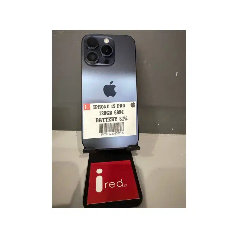 IPHONE 15-PRO 128GB BLUE ΜΕΤΑΧΕΙΡΙΣΜΕΝΟ