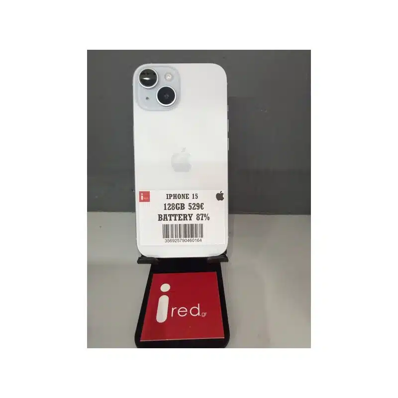 IPHONE 15 128GB BLUE ΜΕΤΑΧΕΙΡΙΣΜΕΝΟ