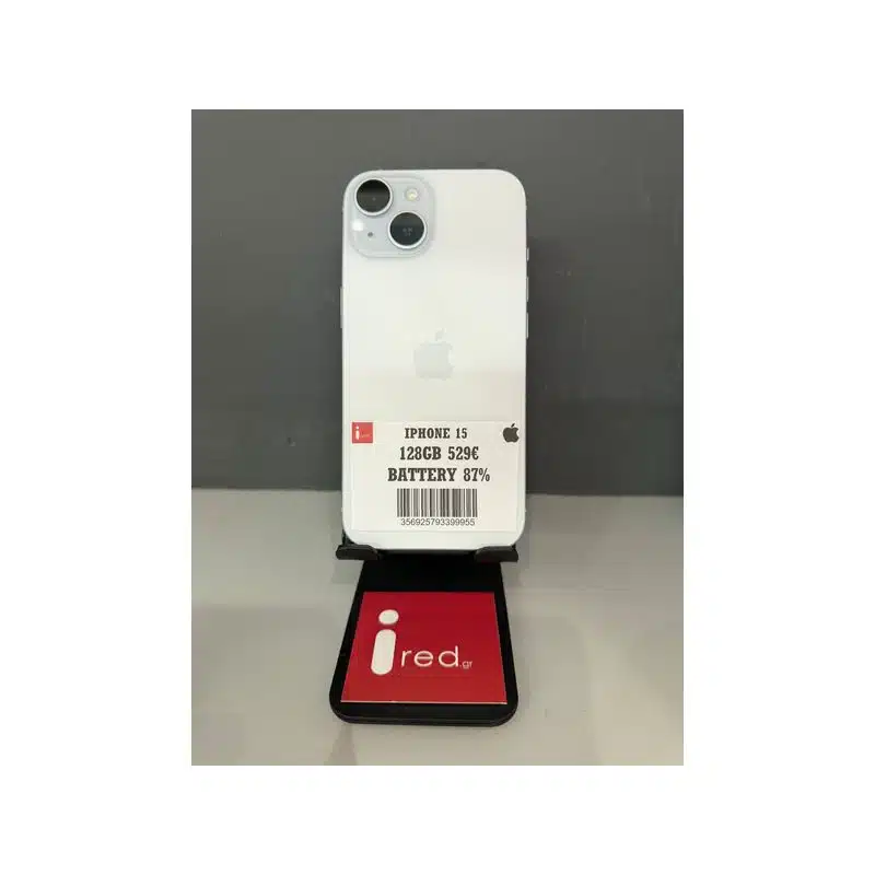 IPHONE 15 128GB BLUE ΜΕΤΑΧΕΙΡΙΣΜΕΝΟ
