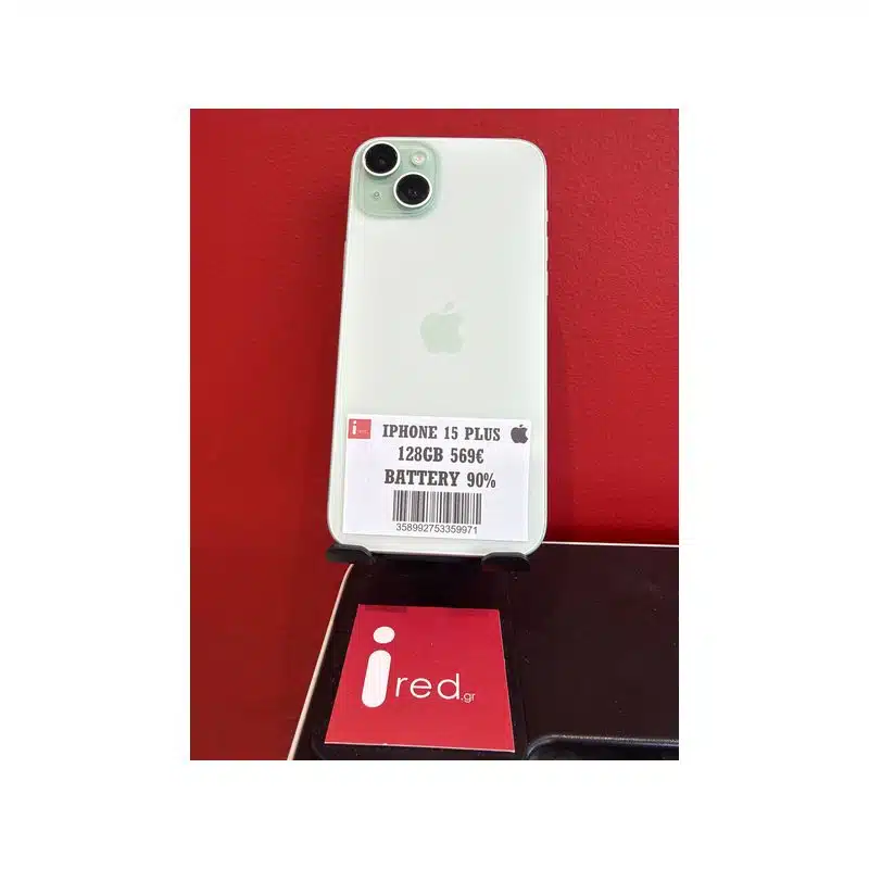 IPHONE 15 PLUS 128GB GREEN ΜΕΤΑΧΕΙΡΙΣΜΕΝΟ