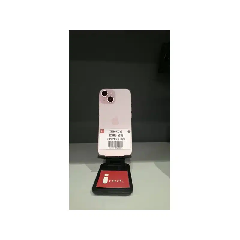 IPHONE 15 128GB PINK ΜΕΤΑΧΕΙΡΙΣΜΕΝΟ