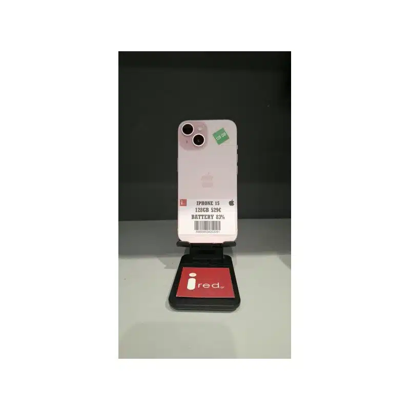 IPHONE 15 128GB PINK ΜΕΤΑΧΕΙΡΙΣΜΕΝΟ